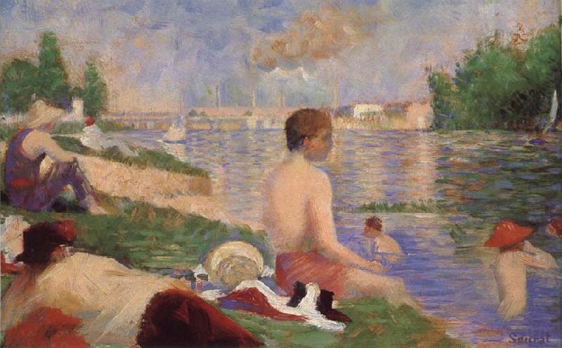 Georges Seurat Bathers china oil painting image